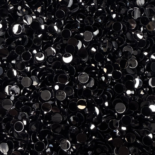 Black Sparkling Rhinestones – 6000pcs 3mm