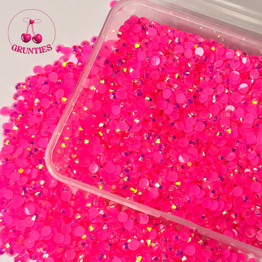 Pink Sparkling Rhinestones – 6000pcs 3mm