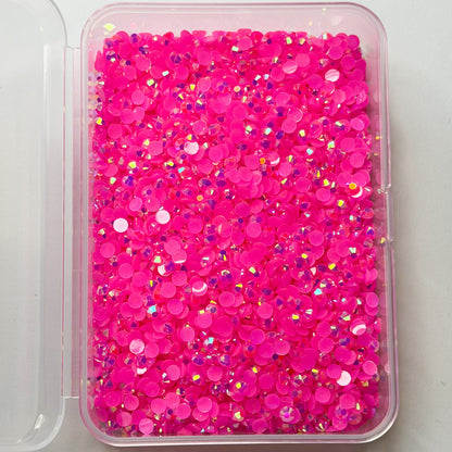Pink Sparkling Rhinestones – 6000pcs 3mm
